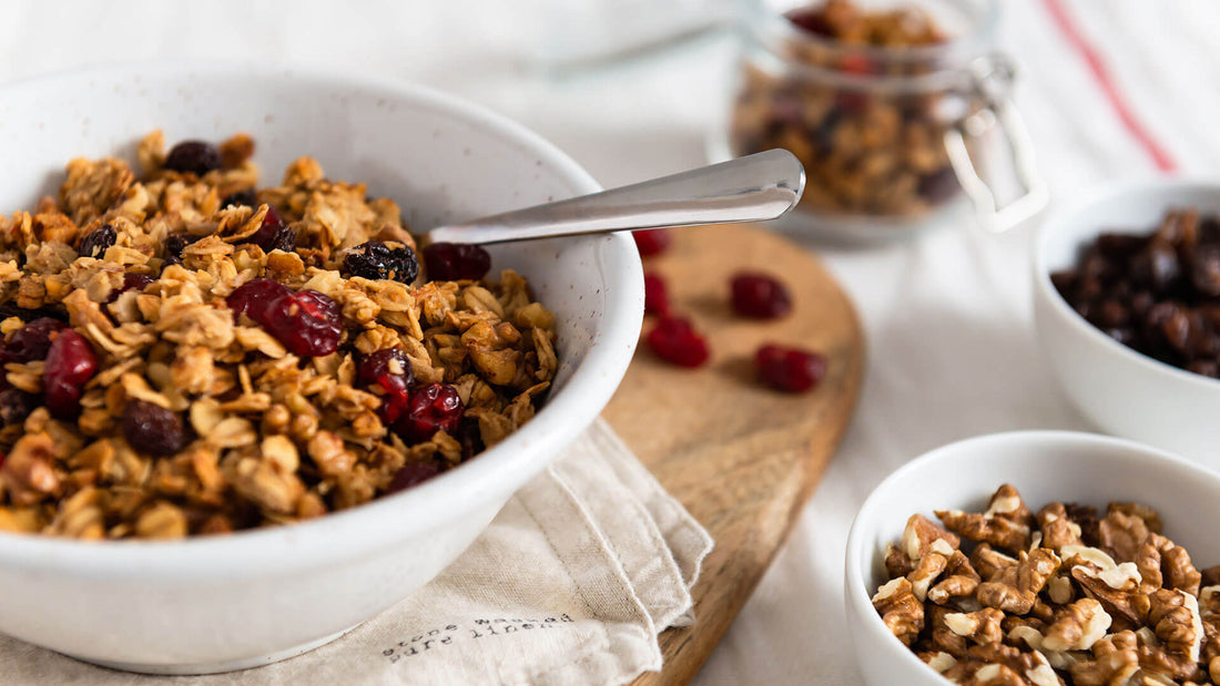 Ciotola di granola fatta in casa