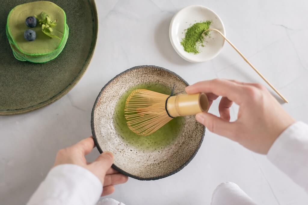 Losing weight with matcha