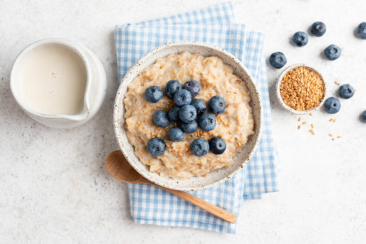 Porridge con latte d'avena